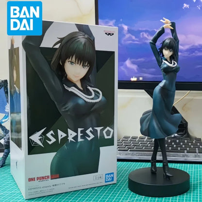 Figura BANDAI BANPRESTO One Punch Man de 22 cm | Figura oficial de Bandai que representa a Jigoku no Fubuki en una pose elegante. Ideal para fans y coleccionistas del anime, perfecto como regalo de Navidad.