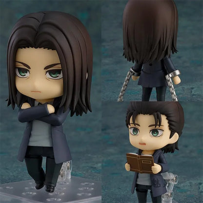 Figura Ataque a los Titanes de 10 cm | Figura coleccionable de Eren Jaeger de la última temporada de Attack on Titan, ideal como modelo de colección para fans y perfecto como regalo de Navidad. 
