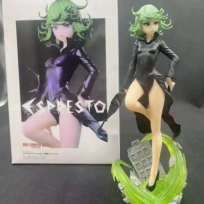 Figura One Punch Man de 22 cm | Figura de PVC de Tatsumaki, también conocido como Tragic Tornado, de One Punch Man. Un modelo coleccionable ideal para los fans del anime y un regalo perfecto para los niños.