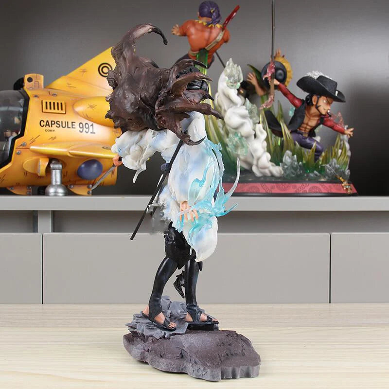 24cm Figurine Naruto | Figurine sur support de Sasuke Uchiha , modèle de collection idéale pour la décoration d'intérieur. Un incontournable pour les fans de Naruto