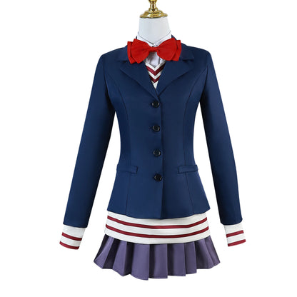 Adopta el auténtico estilo Dan Da Dan con estos uniformes de cosplay inspirados en los trajes de Aira Shiratori y Okarun. Perfecto para convenciones, sesiones de fotos o eventos de cosplay.