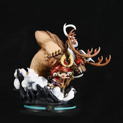 14cm Figurine One Piece | Figurine représentant Chopper dans sa tenue de l’arc Wano Onigashima. Idéale pour les fans de One Piece et les collectionneurs d’objets kawaii !