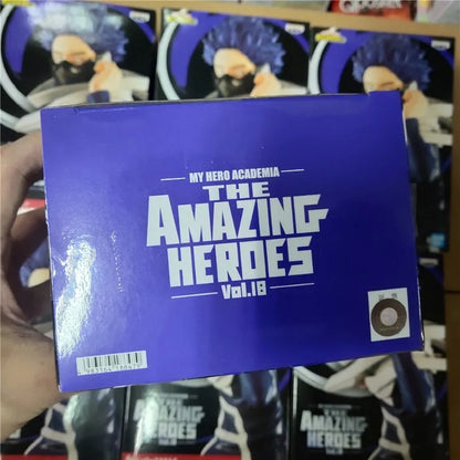 Figura Banpresto My Hero Academia de 16 cm | Figura de Shinso Hitoshi de la colección The Amazing Heroes (Vol. 18). Fabricada en PVC de alta calidad, esta figura es un modelo detallado, ideal para coleccionistas y fanáticos del anime.