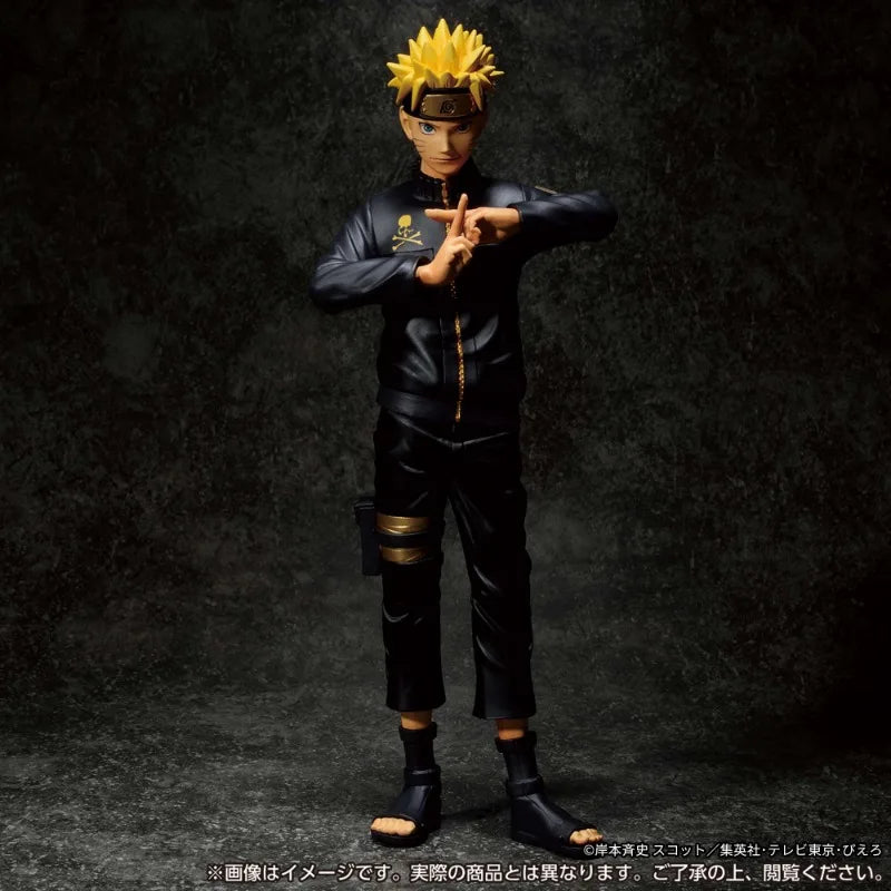 27cm Figurine originale BANDAI BANPRESTO (Grandista Shinobi Relations Naruto Black Version) en édition limitée à 3 exemplaires, modèle de collection rare idéal pour les collectionneurs et les plus grand fans de Naruto