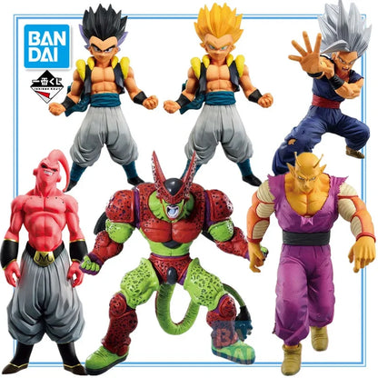 BANDAI Ichiban KUJI Dragon Ball Super Son Gohan BEAST Orange Piccolo Cell MAX Gotenks Buu PVC Anime Action Figures Model Toy