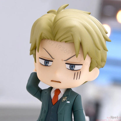 Figuras ESPÍA×FAMILIAR de 10 cm | Figuras que representan a Anya, Loid y Yor Forger en versiones kawaii. Perfectas para coleccionistas, estas adorables figuras son ideales como modelos decorativos o regalos para fanáticos. 