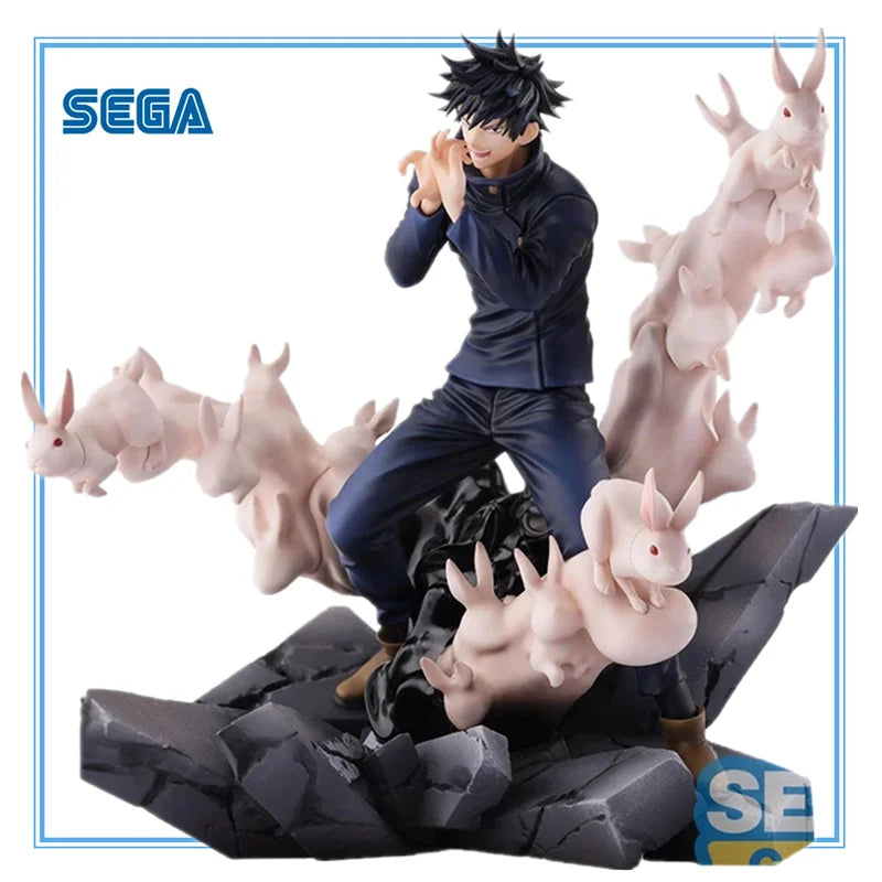 19cm Original Genuine SEGA Jujutsu Kaisen Figure | Fushiguro Megumi action figure, made by SEGA. PVC statue ideal for collectors and as a gift