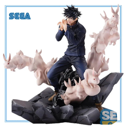 19cm Original Genuine SEGA Jujutsu Kaisen Figure | Fushiguro Megumi action figure, made by SEGA. PVC statue ideal for collectors and as a gift