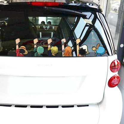 Pegatinas impermeables de One Piece, ideales para embellecer tus vehículos. Resistentes y duraderas, estas pegatinas añaden un toque único a la vez que muestran tu pasión por el mundo del anime. 