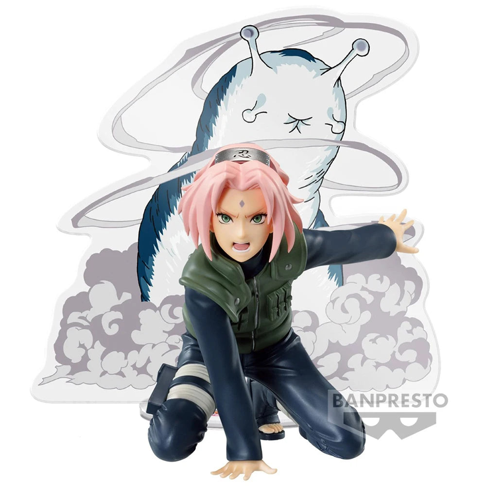 Figura Bandai Banpresto de 12 cm (Edición Panel Spectacle) Naruto Shippûden | Figura de colección que representa a Haruno Sakura. Un modelo detallado y dinámico, perfecto para fans del anime y como regalo para niños.