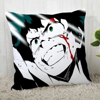 Funda de almohada My Hero Academia de 45*45cm. Ideal para decorar una habitación, un coche o una cama. Un regalo perfecto para los fanáticos del anime.