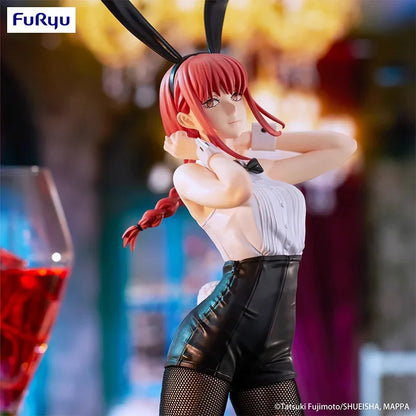Figura de acción FuRyu de 25 cm (edición BiCute Bunnies) Hombre motosierra | Modelo coleccionable en caja de Makime con un lindo disfraz de conejito, perfecto como regalo o elemento decorativo para fanáticos del anime.