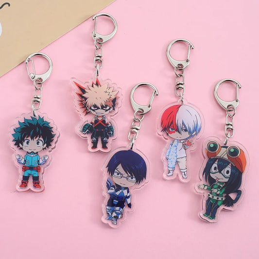 Llavero acrílico My Hero Academia | Accesorio lindo y divertido, ideal como colgante de bolso o como regalo para fans y amigos.