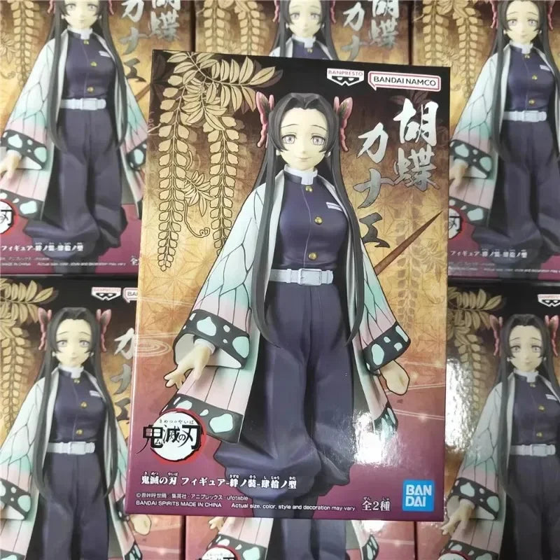 11cm BANDAI Demon Slayer Figure | PVC figure of Kocho Kanae, pillar of the insect in Kimetsu no Yaiba. Official Bandai model, perfect for collectors and children