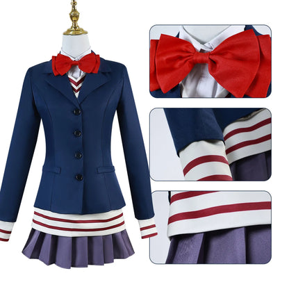 Adopta el auténtico estilo Dan Da Dan con estos uniformes de cosplay inspirados en los trajes de Aira Shiratori y Okarun. Perfecto para convenciones, sesiones de fotos o eventos de cosplay.