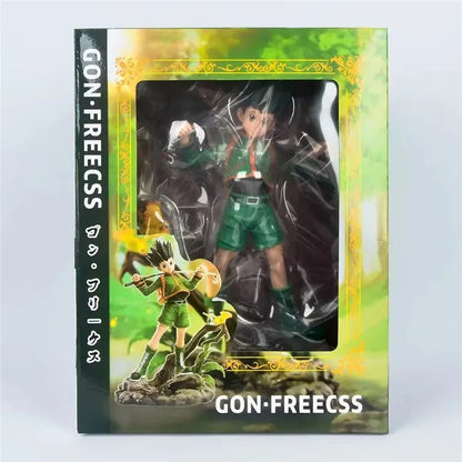 28cm Figurines Hunter X Hunter | Gon Freecss et Killua Zoldyck. Ces modèles détaillés sont parfaits pour les fans de l'anime, excellent cadeau ou pièce de collection