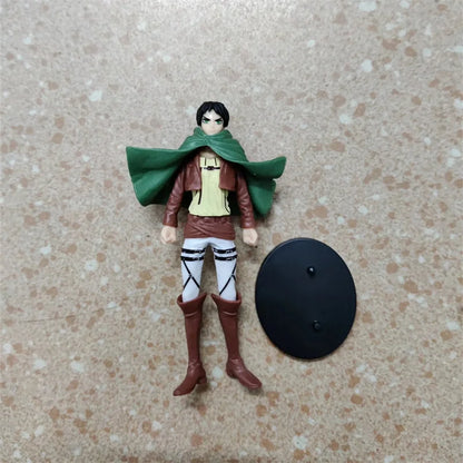 Figuras de Ataque a los Titanes | Conjunto de 10 figuras de acción de Attack on Titan. Perfectas para niños y coleccionistas, estas figuras son ideales como juguetes o regalos para los fanáticos del anime. 