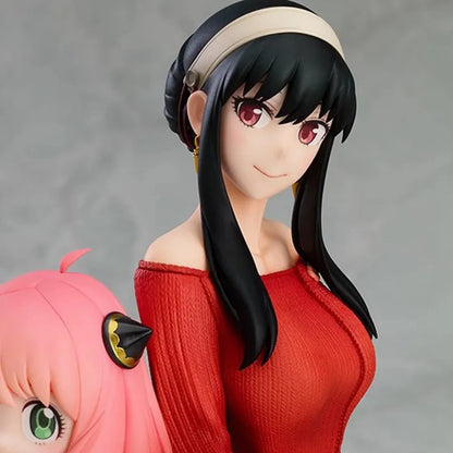 Figuras ESPÍA×FAMILIAR de 15 cm | Figuras que representan a Anya y Yor Forger. Ideal como decoración de mesa, esta detallada figura es perfecta para niños y fanáticos de SPY×FAMILY. Una gran opción de regalo para los amantes del anime. 