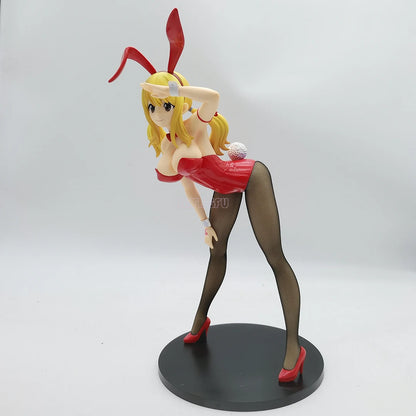 Figura de cola de hada de 38 cm | Figura de PVC de Lucy Heartfilia disfrazada de conejita. Esta figura detallada ofrece un diseño premium. Un modelo de colección perfecto para fans.