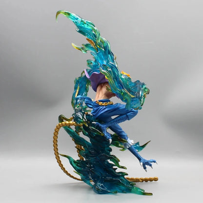 Figura de una pieza de 31 cm | Figura detallada de Marco, el Fénix Inmortal, del universo One Piece en pleno vuelo, captura con realismo su apariencia majestuosa y sus alas de fénix. ¡Ideal para coleccionistas y fanáticos del anime! 