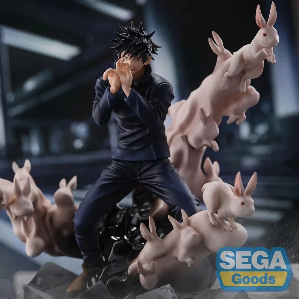 19cm Original Genuine SEGA Jujutsu Kaisen Figure | Fushiguro Megumi action figure, made by SEGA. PVC statue ideal for collectors and as a gift