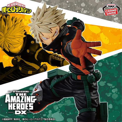 Figura My Hero Academia de 15 cm | Descubre esta figura de Katsuki Bakugo de la serie The Amazing Heroes DX de Banpresto. Un modelo detallado en caja ideal para fans y coleccionistas de Boku no Hero Academia.