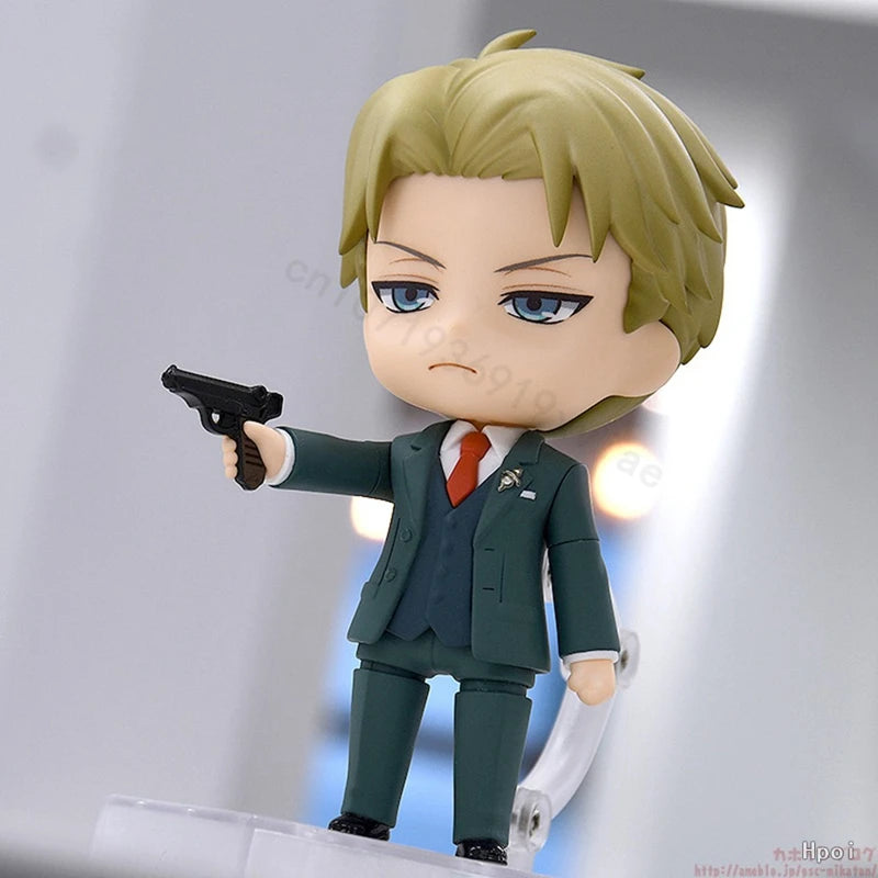 Figuras ESPÍA×FAMILIAR de 10 cm | Figuras que representan a Anya, Loid y Yor Forger en versiones kawaii. Perfectas para coleccionistas, estas adorables figuras son ideales como modelos decorativos o regalos para fanáticos. 